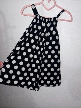 Black & White Polka Dot romper